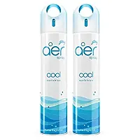 Godrej aer Spray | Room Freshener for Home And Office - Cool Surf Blue | Pack of 2 (220 ml each)-thumb1