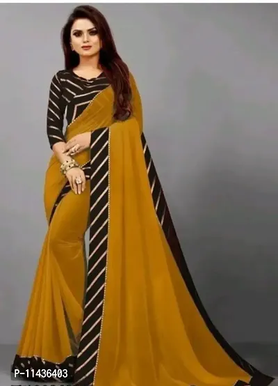 Beautiful Georgette Saree With Blouse Piece For Women