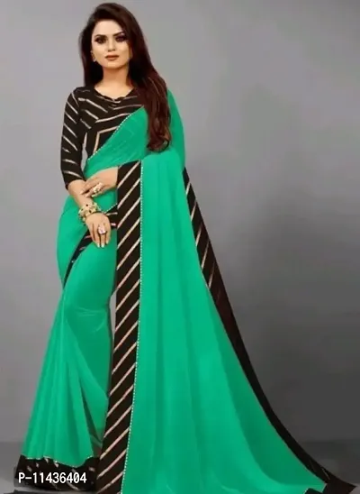 Beautiful Georgette Saree With Blouse Piece For Women