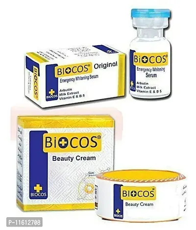 Biocos Whitening Serum And Cream Combo Pack Of 4-thumb0