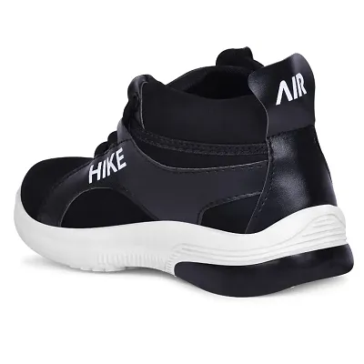 Tway Trendy kids Black Sports shoes Running Walking and Hikking Shoes for Boys