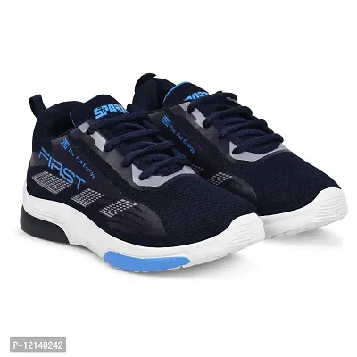 Tway Comfortable kids Navy Sports shoes For Running Walking Hikking and Dancing Boys shoes-thumb0