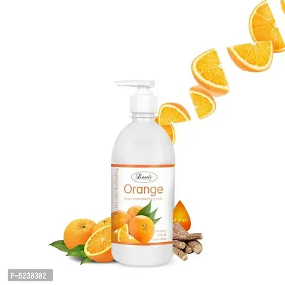 Luster Orange Deep Cleansing Milk (Paraben  Sulphate Free)-500 Ml