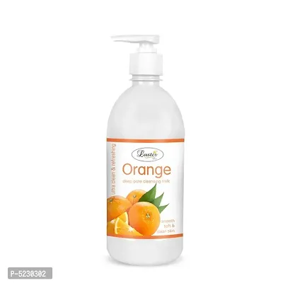 Luster Orange Deep Cleansing Milk (Paraben  Sulphate Free)-500 Ml-thumb2