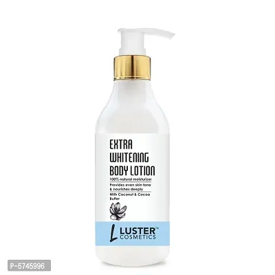 Luster Cosmetics Extra Whitening Body Lotion | Enriched With Coconut and Cocoa Butter  | Provides Even Skin Tone | For All Types of Skin -300ml-thumb4