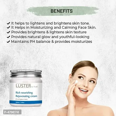 Luster Rich Nourishing Rejuvinating Massage Cream (Paraben  Sulfate Free)-200 ml-thumb4