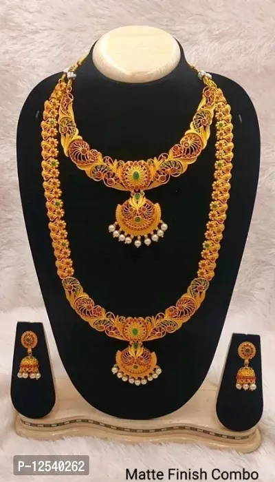 Stylish Golden Alloy  Jewellery Set For Women-thumb0