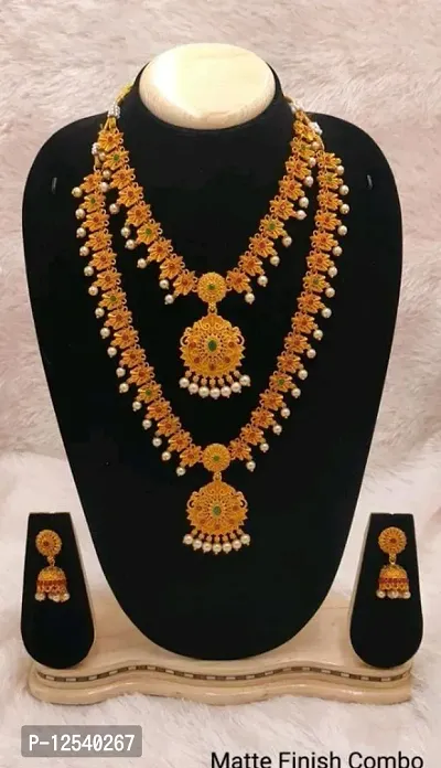 Stylish Golden Alloy  Jewellery Set For Women