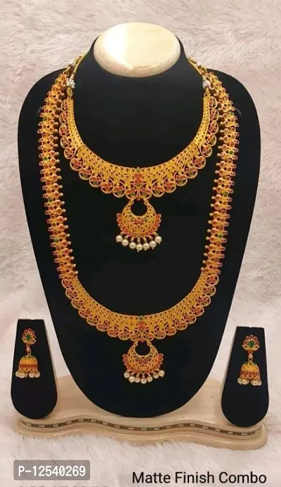 Stylish Golden Alloy  Jewellery Set For Women