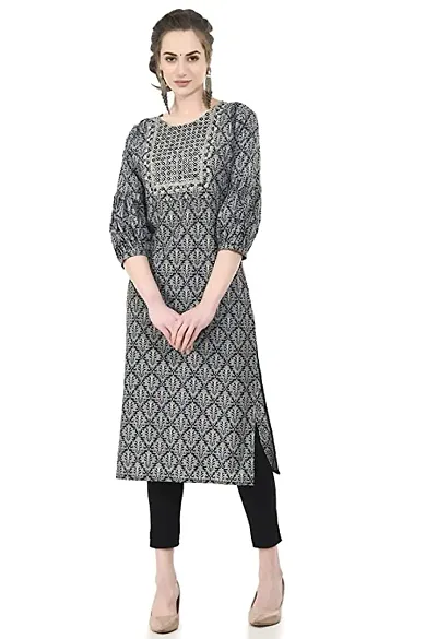 A-Line Rayon Kurta