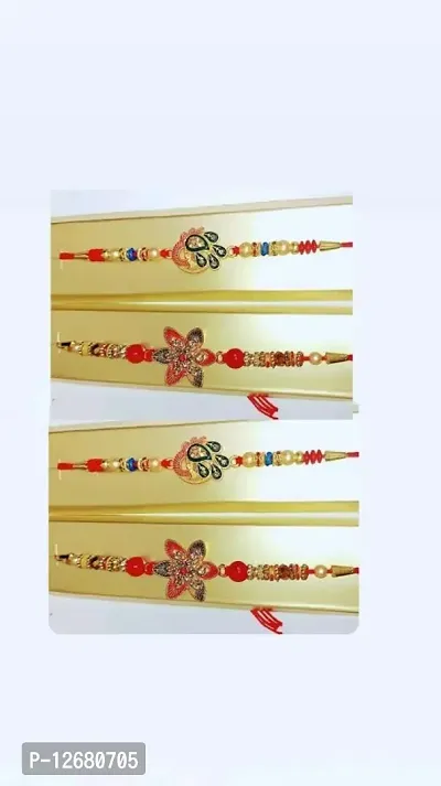 Beautiful Rakhi For Gifting Pack Of 4