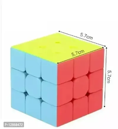 Stylish Plastic Rubix Cube(3 X 3)-thumb0