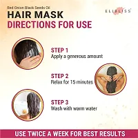 Elibliss Onion Hair Mask For Effective Against Damaged Hair, Dry and Frizzy Hair, Hair Fall Controlandnbsp;-thumb2