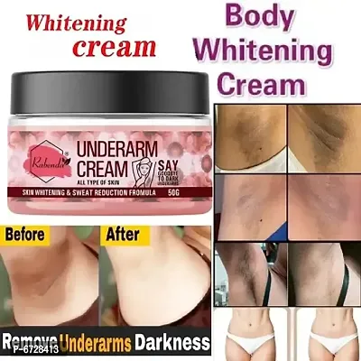 Rabenda Underarm and Neck Back Whitening Cream For Lightening  Brightening All Skin types  (50 g) pack of-1-thumb2
