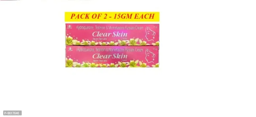 Clear skin cream set of 2 pcs 15 gm each