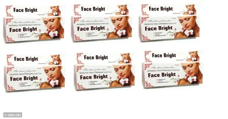 Face Bright brightening cream ( Pack of 6 pcs.) 15 gm each