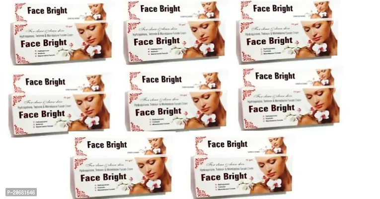Face Bright brightening cream ( Pack of 8 pcs.) 15 gm each