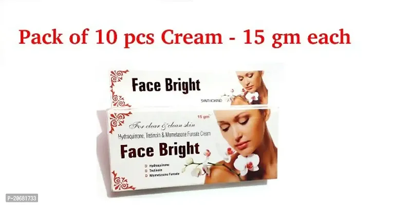 Face Bright brightening cream ( Pack of 10 pcs.) 15 gm each