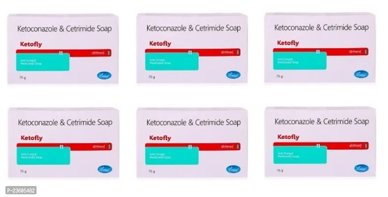 Ketofly Anti- Fungal Soap  ( Pack of 6 soap ) 75 gm each