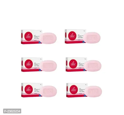Alite Anti-Acne Soap For Acne And Pimples Free Skin ( Pack of 6 pcs.) 75 gm each