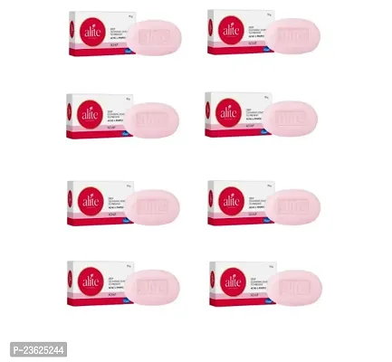 Alite Anti-Acne Soap For Acne And Pimples Free Skin ( Pack of 8 pcs.) 75 gm each-thumb0