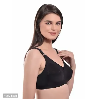 BODYAAN Women Bra ||Girls Bra || Cotton Bra ||Non-Padded Bra || Non-Wired Bra ||Regular Bra || Full Coverage Bra|B Cup Bra-thumb2