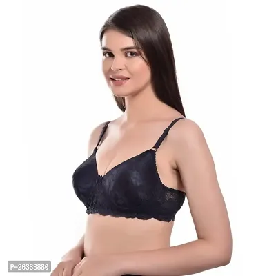 BODYAAN Women Bra ||Women  Girls Bra || Cotton Bra ||Padded Bra || Printed Bra |Non-Wired Bra ||Regular Bra ||Daily Use| Full Coverage Bra|B Cup Bra-thumb2