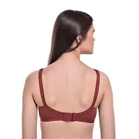 BODYAAN Women Bra ||Girls Bra || Cotton Bra ||Non-Padded Bra || Non-Wired Bra ||Regular Bra || Full Coverage Bra|C Cup Bra Multicolour-thumb2