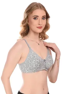 BODYAAN Women Bra ||Women  Girls Bra || Cotton Bra ||Non Padded Bra || Printed Bra |Non-Wired Bra ||Regular Bra ||Daily Use| Full Coverage Bra|B Cup Bra-thumb1