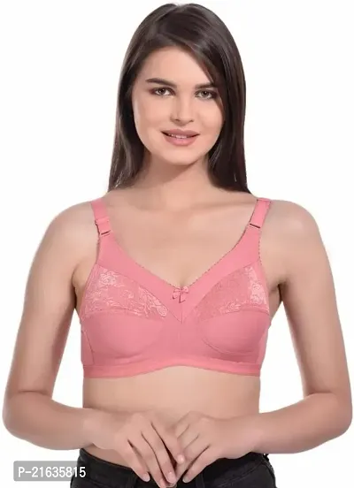 Women Stylish Cotton Blend T-shirt Bra-thumb0