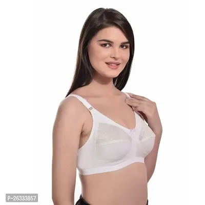 BODYAAN Women Bra ||Girls Bra || Cotton Bra ||Non-Padded Bra || Non-Wired Bra ||Regular Bra || Full Coverage Bra|B Cup Bra-thumb3