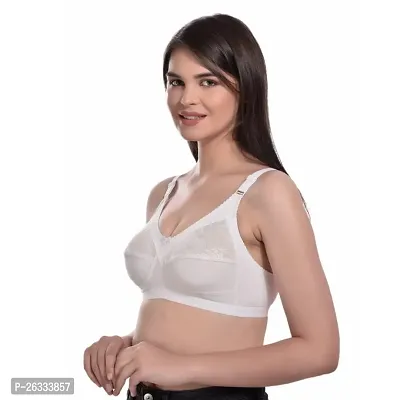 BODYAAN Women Bra ||Girls Bra || Cotton Bra ||Non-Padded Bra || Non-Wired Bra ||Regular Bra || Full Coverage Bra|B Cup Bra-thumb2