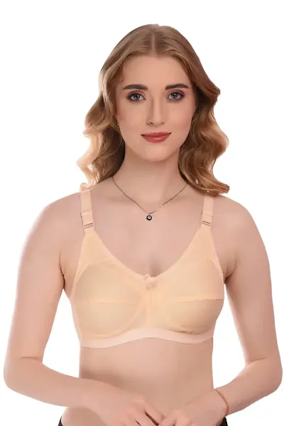 BODYAAN Women Bra ||Women & Girls Bra || Cotton Bra ||Non Padded Bra || Printed Bra |Non-Wired Bra ||Regular Bra ||Daily Use| Full Coverage Bra|B Cup Bra