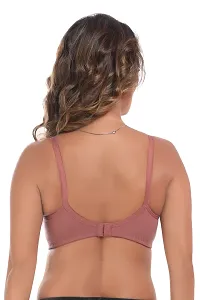 220 Brown- non padded full coverage bra-thumb1