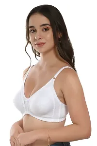 Classic Cotton Blend Solid Bra for Women-thumb1