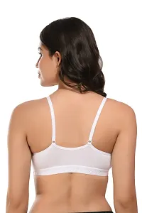 Classic Cotton Blend Solid Bra for Women-thumb1