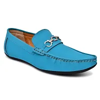 Arceus Shose Formal Casual Slip-on Moccasin Casual Loafers Shoes for Men and Boys - Material-Important Form (Sky Blue, Numeric_8)-thumb3