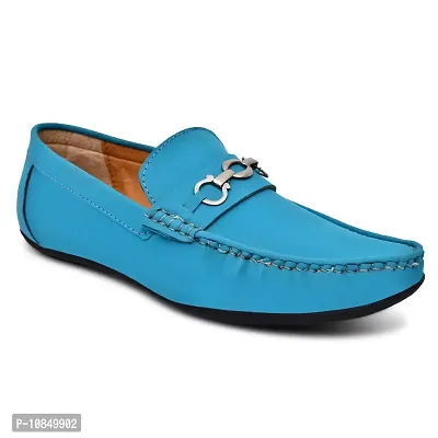 Arceus Shose Formal Casual Slip-on Moccasin Casual Loafers Shoes for Men and Boys - Material-Important Form (Sky Blue, Numeric_8)-thumb4