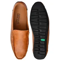Arceus Shose Men's Leather Formal Shoes Casual Slip-on Moccasin Casual Men Loafers Shoes Dark Tan-thumb4