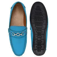 Arceus Shose Formal Casual Slip-on Moccasin Casual Loafers Shoes for Men and Boys - Material-Important Form (Sky Blue, Numeric_8)-thumb1