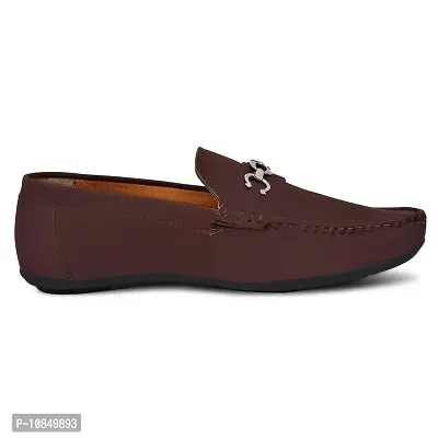Arceus Shose Formal Casual Slip-on Moccasin Casual Loafers Shoes for Men and Boys - Material-Important Form (Brown, Numeric_10)-thumb4