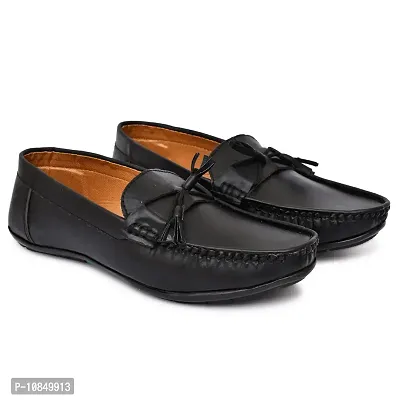 Arceus Shose Formal Casual Slip-on Moccasin Casual Loafers Shoes for Men and Boys Material-Important Form (Black, Numeric_10)-thumb0
