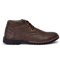 Arceus Shose Formal Slip-on Mid-Top Lace-Up Boots Shoes for Men and Boys Material-Important Form (Brown, Numeric_8)-thumb2