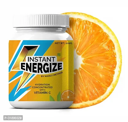 MANLY METHOD Instant Energize Hydration Concentrated With Vitamin C (200 Gm Powder)-thumb2