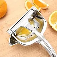 Aluminium Manual Fruit Juicer Orange Juicer Heavy Duty Hand Press Metal Lime Juicer Hand Juicer, juicer Instant, Orange Juicer, Aluminium Handle Juicer Garlic Paste Per Clove (Aluminium)-thumb1