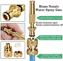 Brass Water Spray Nozzle Suitable for 1/2 Hose Pipe-thumb2