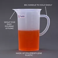 TRUEKIT Transparent Plastic Measuring Jug with Graduation Marks 1000ml-thumb2