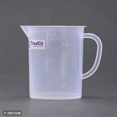 TRUEKIT Transparent Plastic Measuring Jug with Graduation Marks 250ml Pack of 4-thumb3