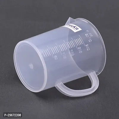 TRUEKIT Transparent Plastic Measuring Jug with Graduation Marks 250ml Pack of 4-thumb5