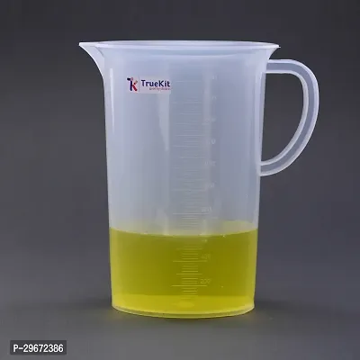 TRUEKIT Transparent Plastic Measuring Jug with Graduation Marks 2000ml-thumb0